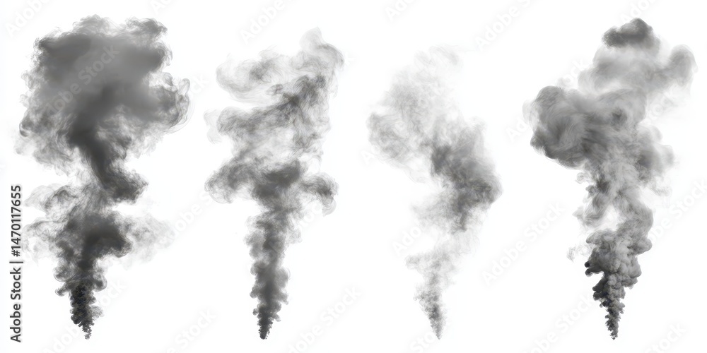 Fototapeta premium Abstract Smoke Patterns (4)