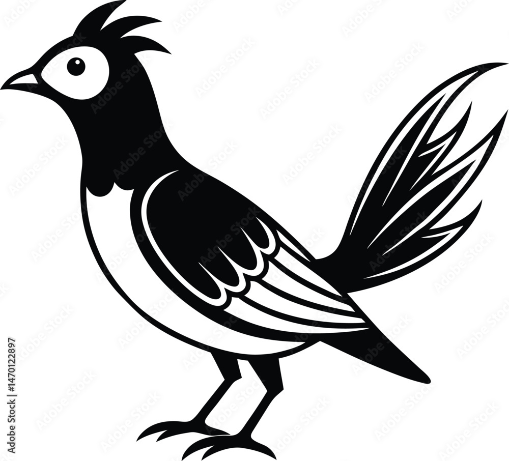 Fototapeta premium vector illustration of a bird