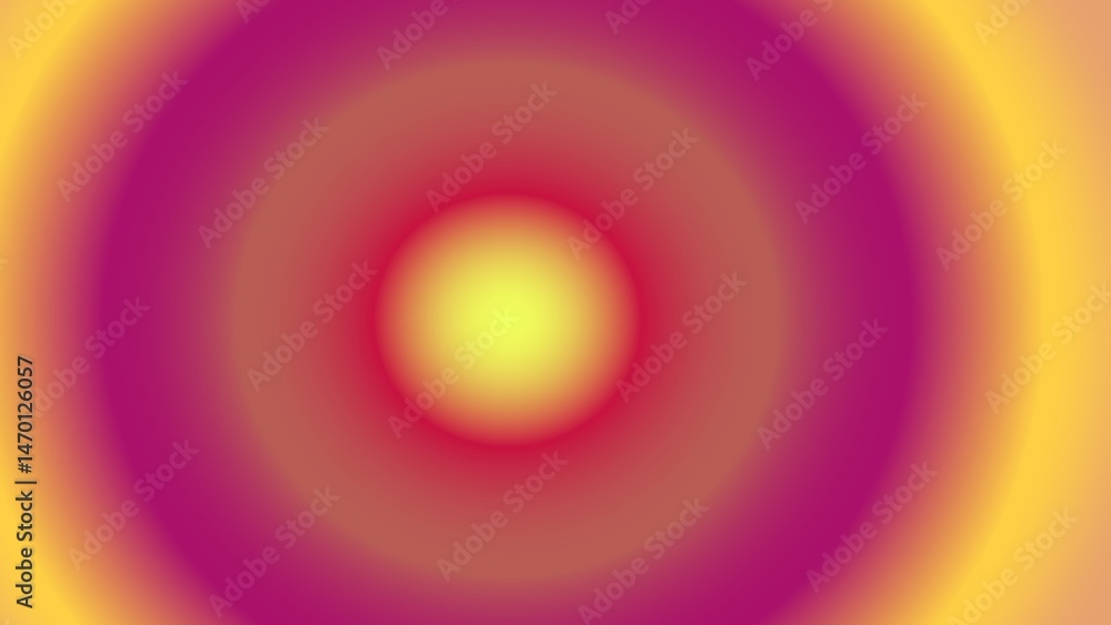 Concentric circles of warm, vibrant hues, radiating from a bright center Concentric circles of warm, vibrant hues, radiating from a bright center