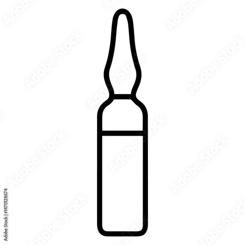 ampoule icon on white background vector
Vector icon sport and health