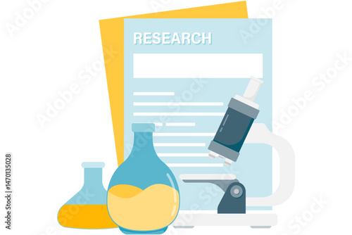 Microscope and research sheets