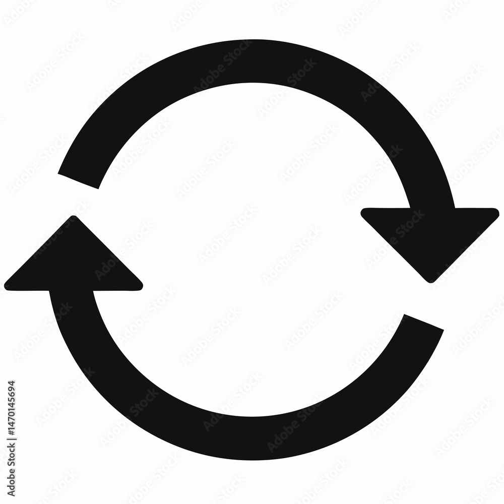 Reload or Refresh Icon Vector Illustration Data Synchronization and Update Symbol for Software and Web
Reload or Refresh Icon Vector Illustration Data Synchronization and Update Symbol for Software and Web