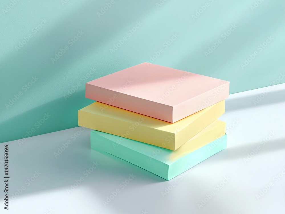 Pastel Blocks Mockup Pastel Blocks Mockup