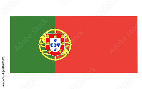 vector illustration, country flag, Portugal flag