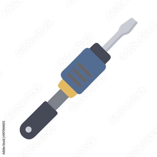  Flathead Precision Screwdriver Icon