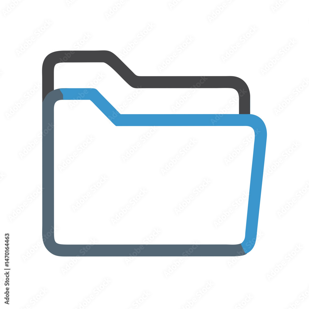 Folder Icon – File Storage, Directory, and Document Organization Symbol Folder Icon – File Storage, Directory, and Document Organization Symbol