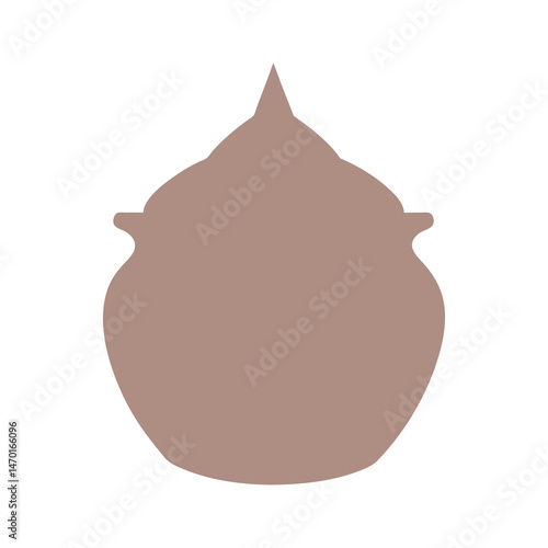 vector illustration of an apple with a drop