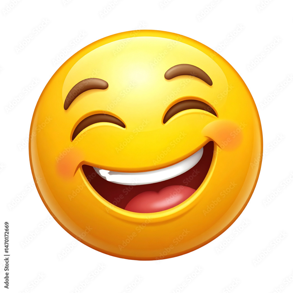Playful Wink Emoji Face in Yellow – Isolated Clipart Icon Playful Wink Emoji Face in Yellow – Isolated Clipart Icon