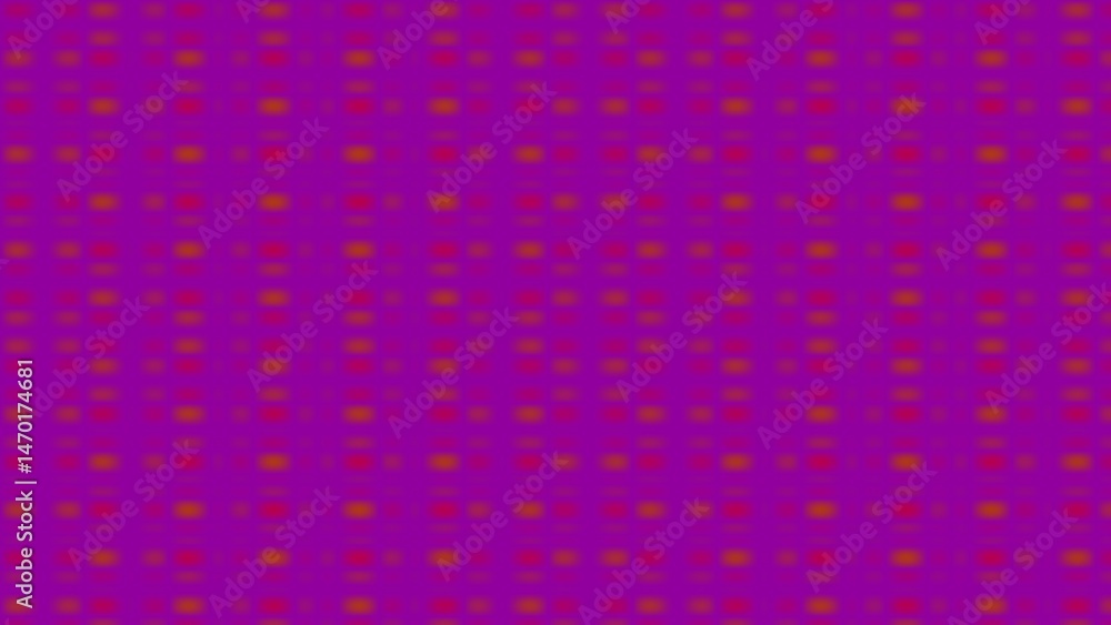 Repeating pattern of small, blurred, four-pointed star shapes in shades of orange and pink on a purple background Repeating pattern of small, blurred, four-pointed star shapes in shades of orange and pink on a purple background