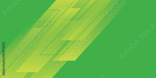 Abstract green gradation modern background. slash effect.