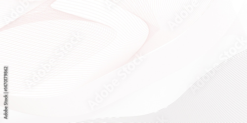 Premium background design with white line pattern (texture) in luxury pastel colour. Abstract horizontal vector template for business banner, formal backdrop, prestigious voucher, luxe invite