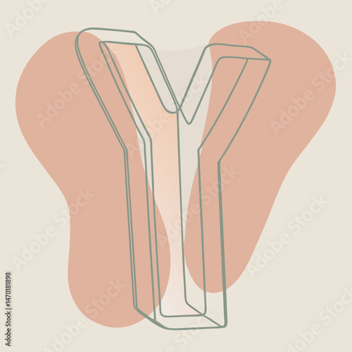 A stylized, line-art illustration of a mosquito resting on a water droplet.