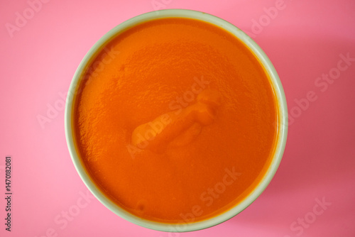 A Bowl Of Traditional Warming Healthy Tomato Soup