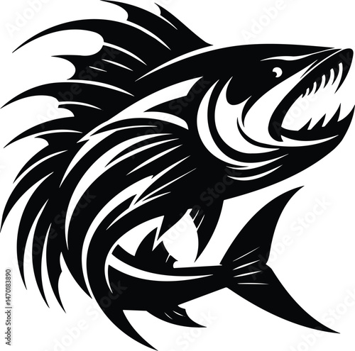 Deep sea predator symbol