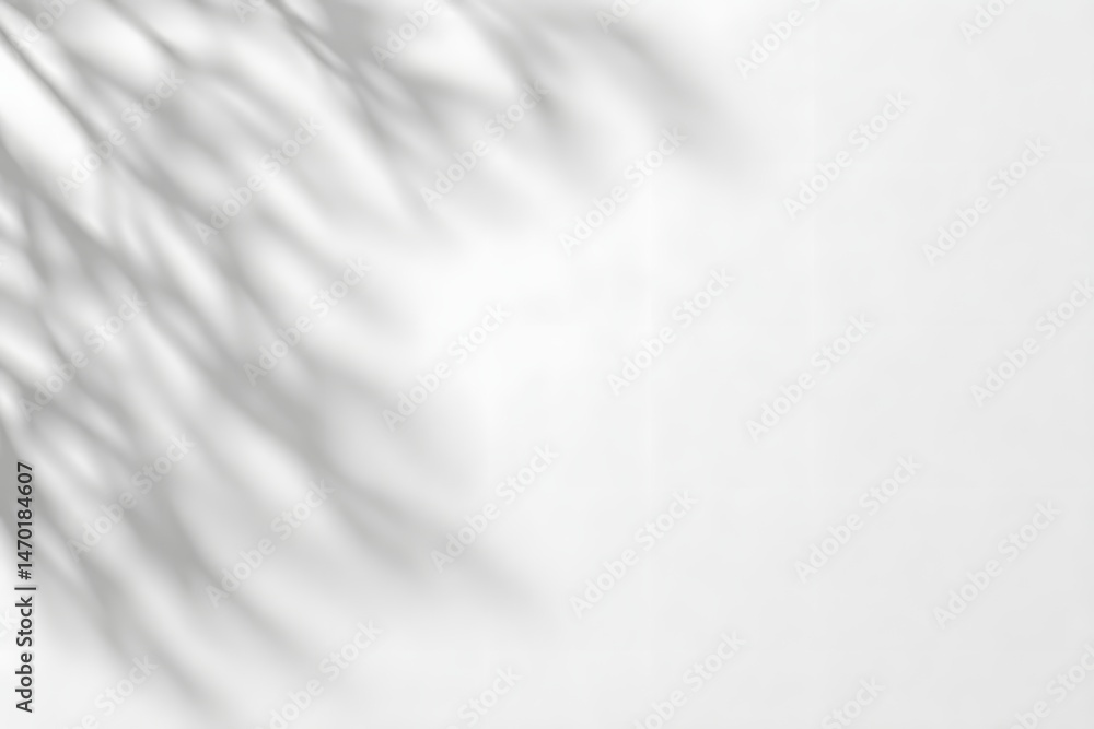 Obraz premium Soft Light Gray Background with Shadow Overlay Elegant Minimalist Texture