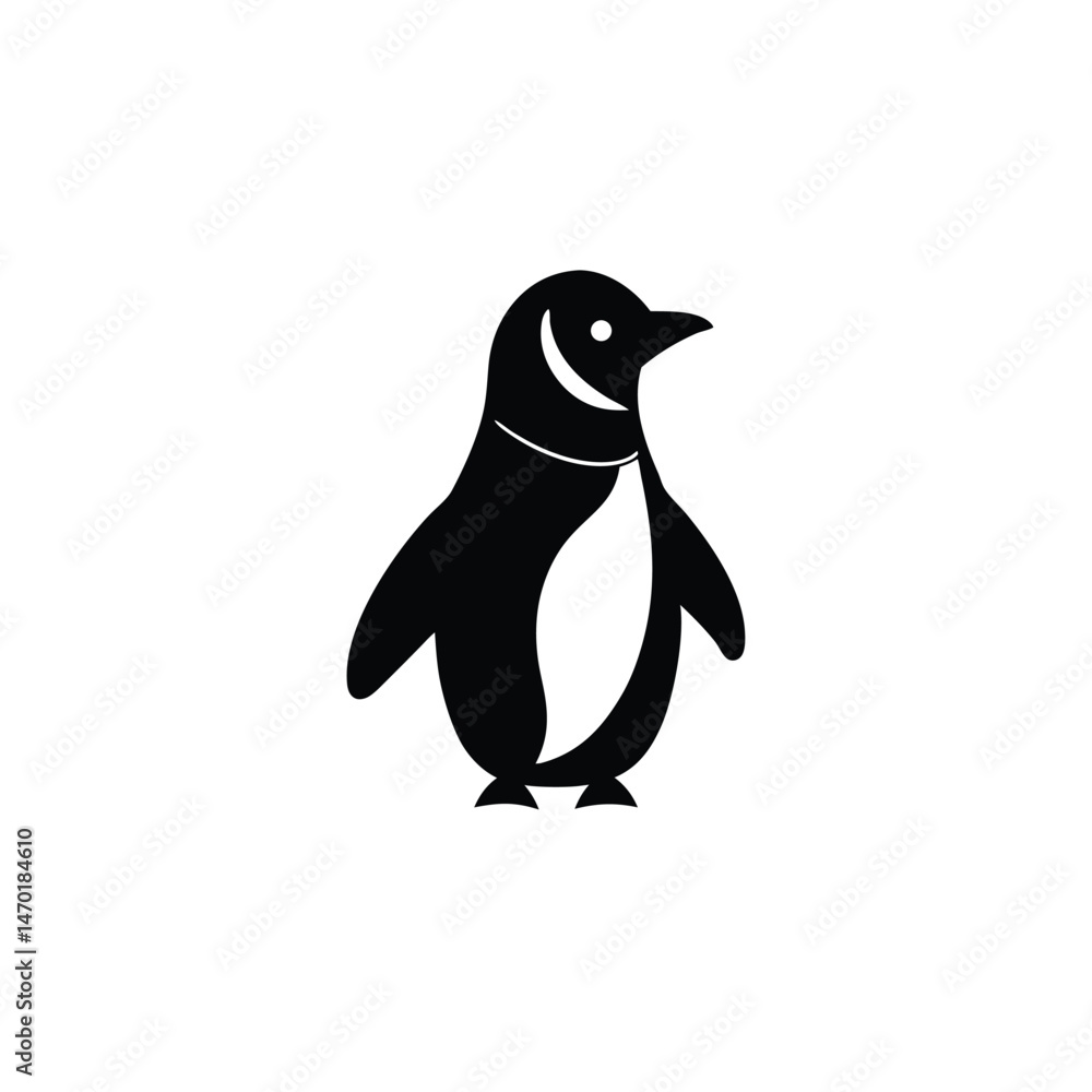 Obraz premium vector illustration of a penguin