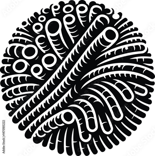 Tubular Colony Graphic