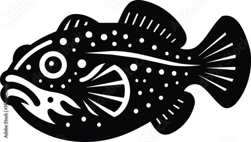 Lumpsucker Fish Vector Symbol