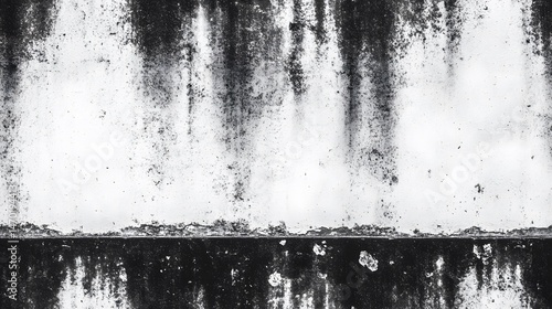 Vertical texture of a weathered, concrete surface.