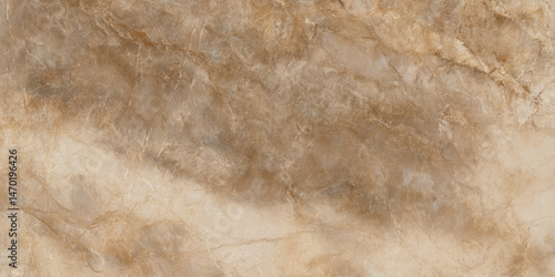 A close up shot of a light brown and beige marble texture with swirling patterns and subtle veining on transparent background