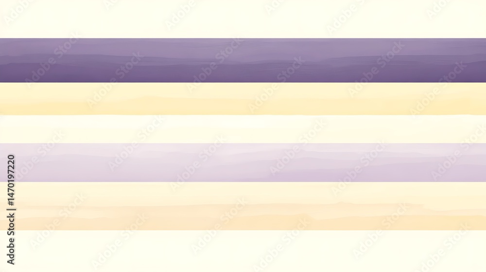 Fototapeta premium Pastel Watercolor Stripes Background. (1)