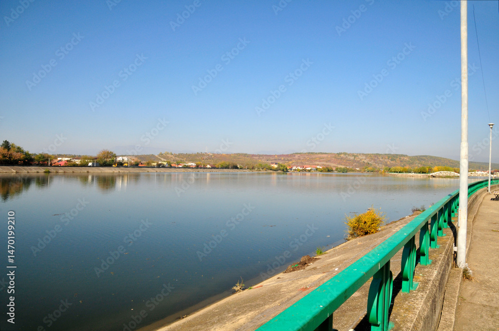 Fototapeta bridge over the river