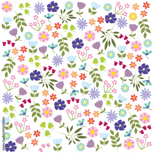 Fondo floral en tonos pastel.
