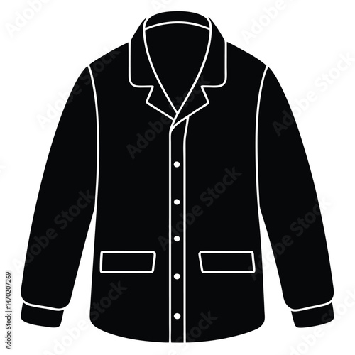 bus driver element isolated weatherproof jacket on white background