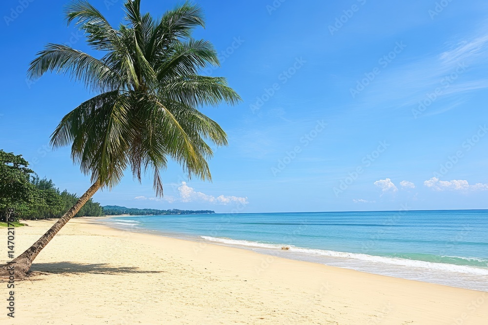 Fototapeta premium Tropical beach scene (9)