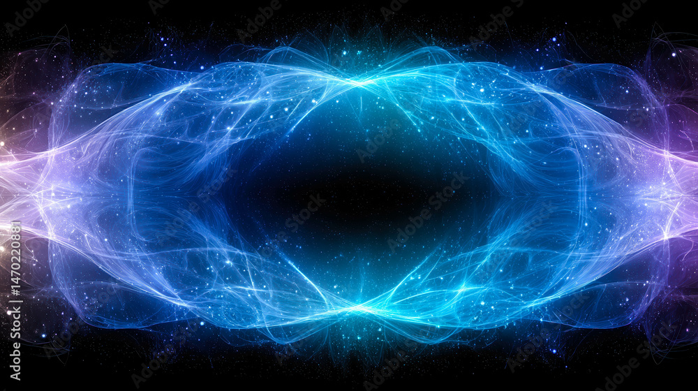 Digital Frame Featuring Cosmic Flames in Vibrant Blue and Purple Hues on a Light Background Digital Frame Featuring Cosmic Flames in Vibrant Blue and Purple Hues on a Light Background