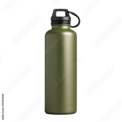 Large Insulated Sports Water Bottle PNG