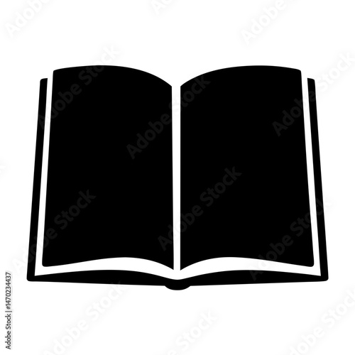 Open book with blank pages, a symbol of knowledge and learning experience