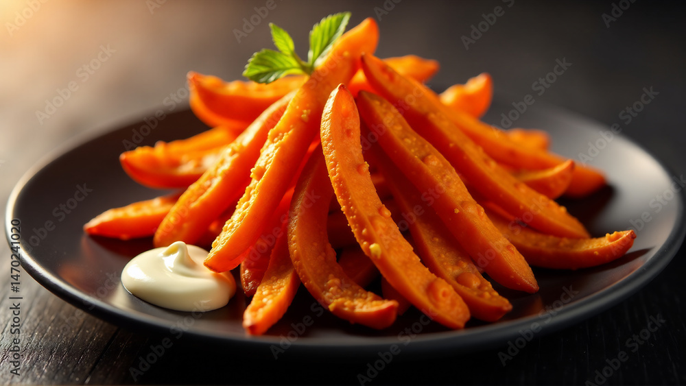 Sweet Potato Fries with Aioli Sweet Potato Fries with Aioli