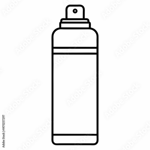 Stay Warm: Thermos Bottle Outline Coloring Page