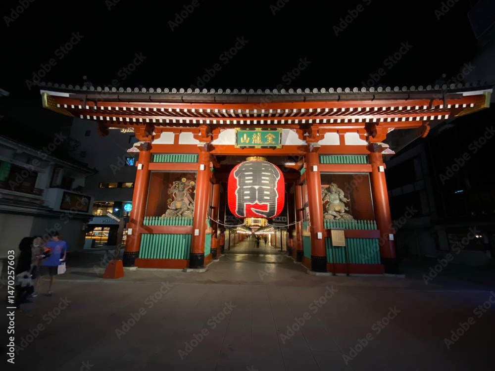 浅草寺の夜 浅草寺の夜