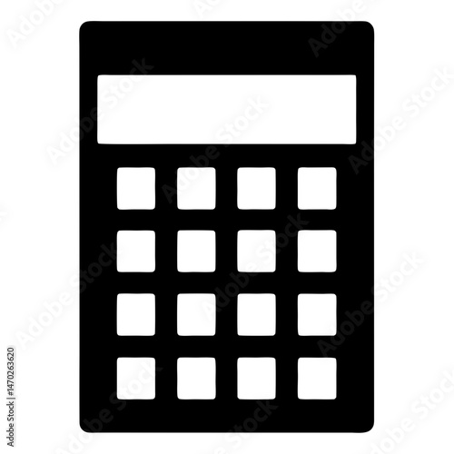 Black and white calculator, a fundamental tool for mathematical calculations and data analysis