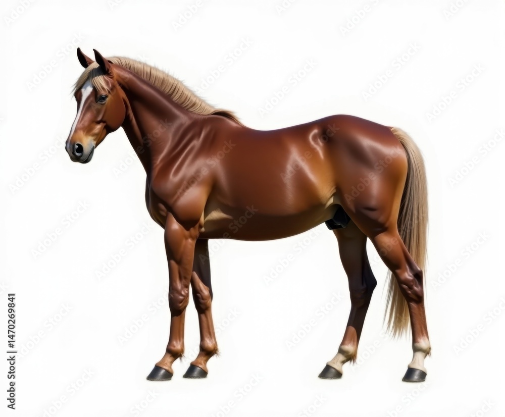 Brown Horse Standing Brown Horse Standing