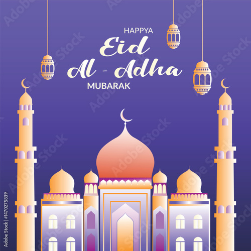 Happy Eid Al Adha Mubarak  Celebration