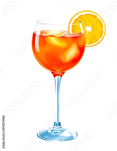 cocktail with orange