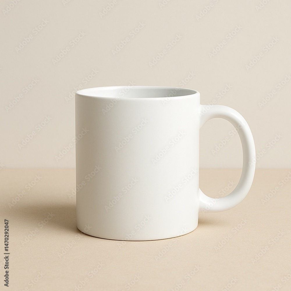 Obraz premium empty white cup