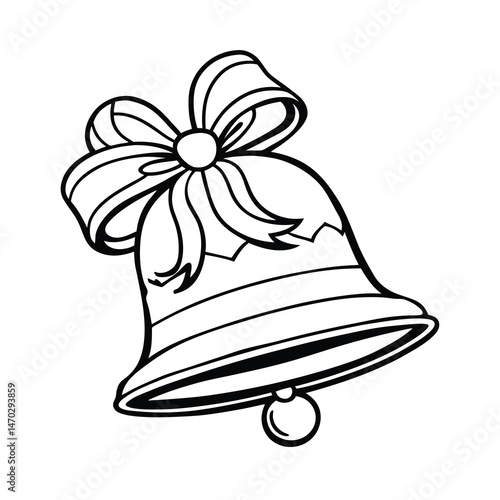 bell with flowers