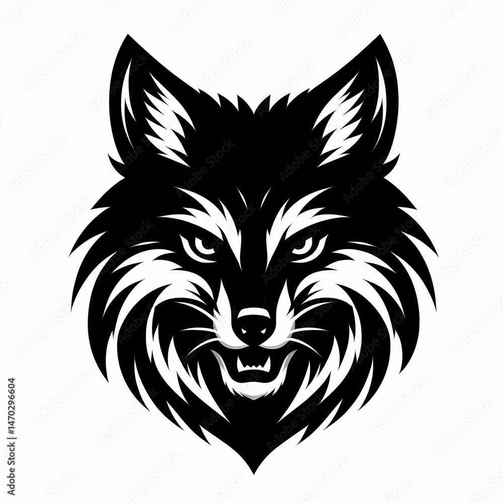 Fototapeta premium Fox Silhouette