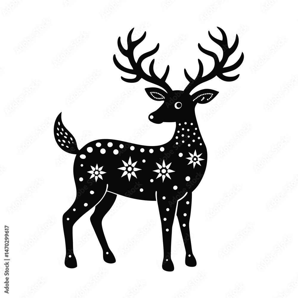 Fototapeta premium deer vector illustration