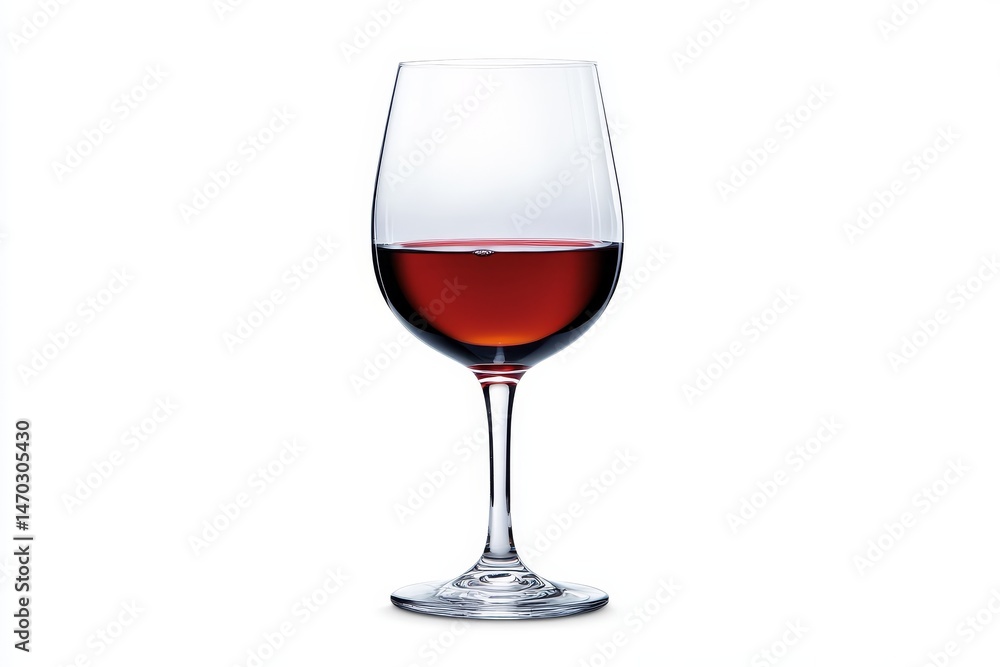 Half-Filled Red Wine Glass Studio Photography, Clean Background, Minimalist Composition, Beverage, Wine Glass, Red Wine Wine, Photography Half-Filled Red Wine Glass Studio Photography, Clean Background, Minimalist Composition, Beverage, Wine Glass, Red Wine Wine, Photography