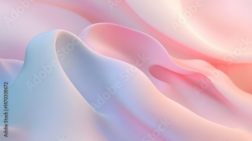 Pink pastel abstract wave pattern background