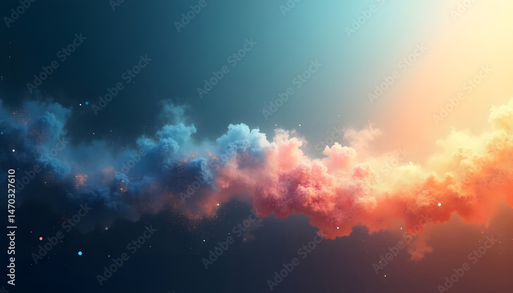 Fototapeta premium background of colors and abstract shapes