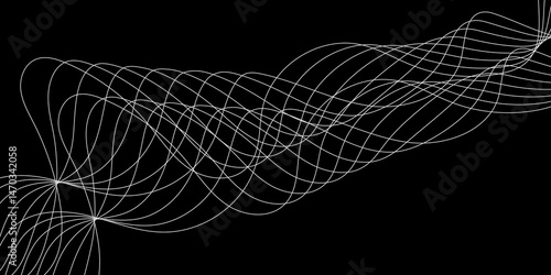 Abstract background with a glowing abstract waves. Abstract wave element for design. Digital frequency track equalizer, Futuristic background design. Light painting photography.