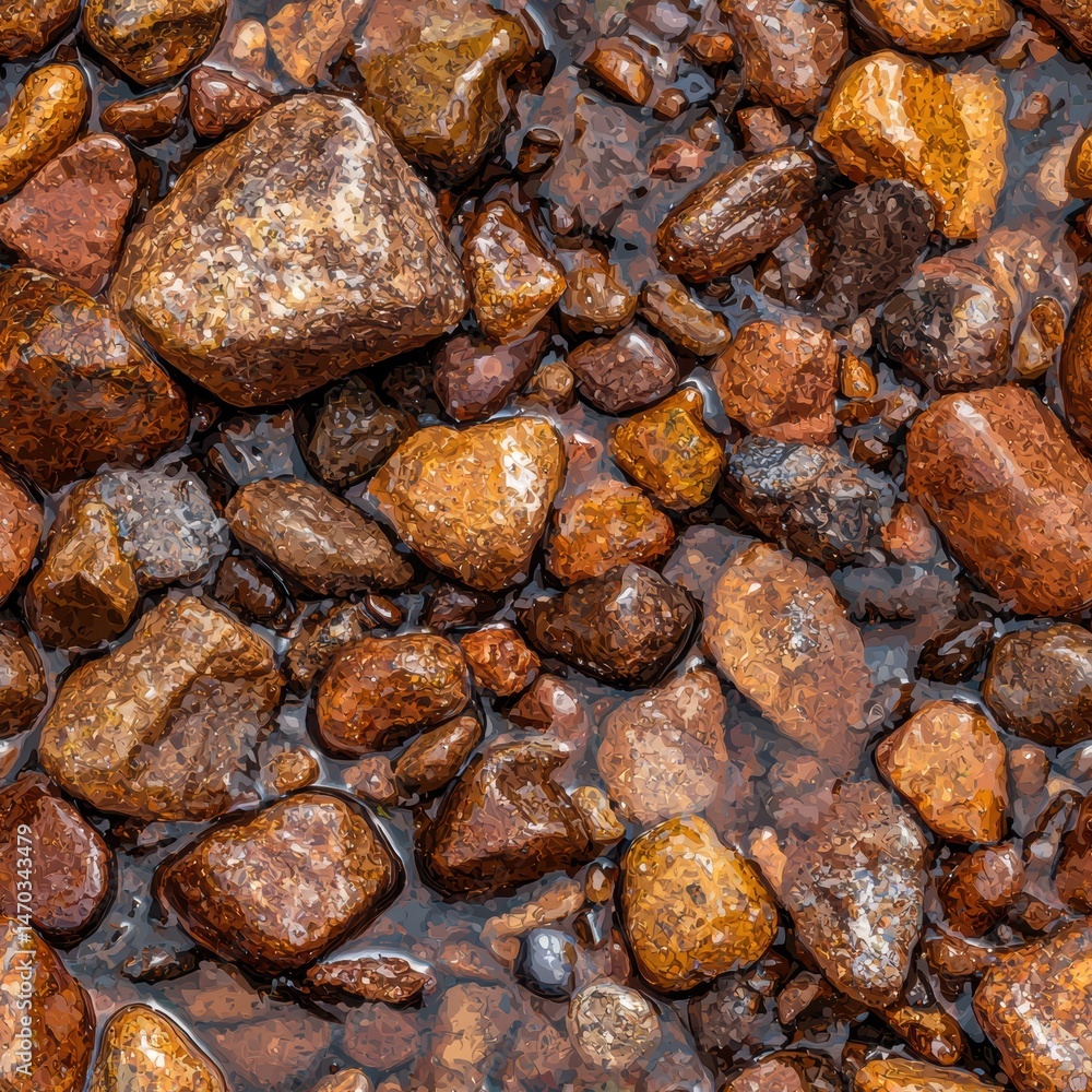 Captivating view of rocks and water displaying the power of nature in a scenic landscape Captivating view of rocks and water displaying the power of nature in a scenic landscape