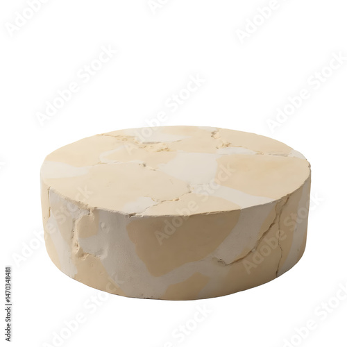 Soap-loaf-handmade-natural-bath-product-wellness-beauty-cosmetics-white-isolated-background