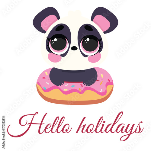 Bright summer illustration. Perfect for summer vacations, travel promotions and holiday cards.